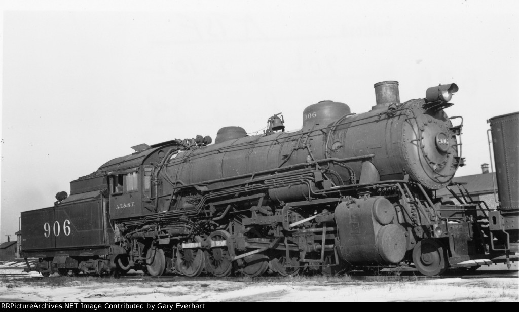 ATSF 2-10-2 #906 - Atchison, Topeka & Santa Fe